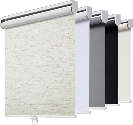 Cordless Roller Shades Blackout Blinds for Room Darkening