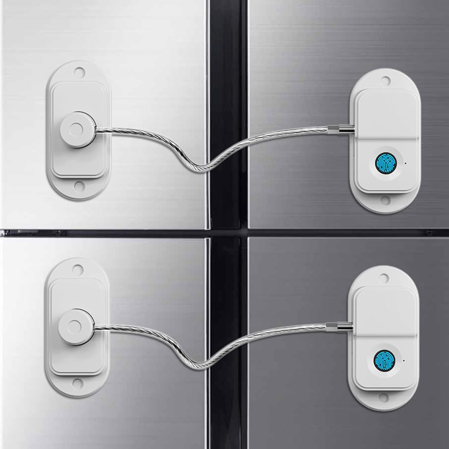 Fingerprint Fridge Lock for Child Safety and Easy Access