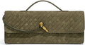 Woven Evening Clutch Purse for Women - Stylish Compact Carry