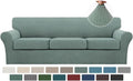 Turquoize 4 Piece Sofa Covers for 3 Cushion Couch - XL Dark Cyan