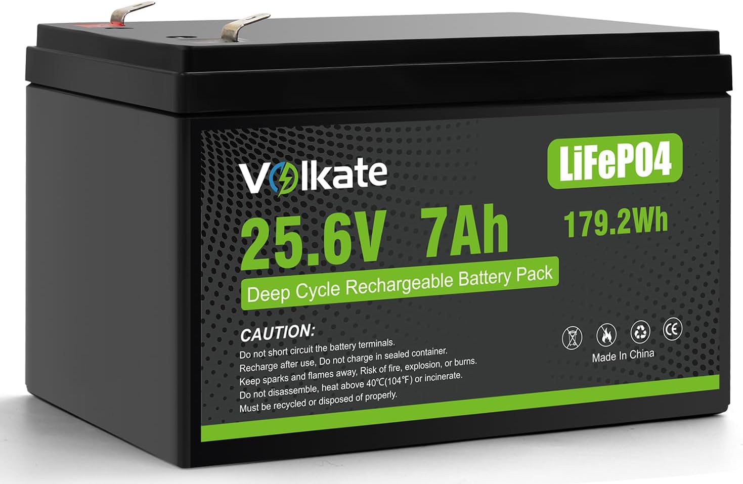 24V 25.6V 7Ah LiFePO4 Lithium Battery for Ride On Cars