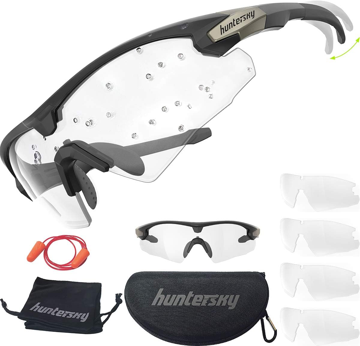 Shooting Safety Glasses for Men - Military Grade Eye Protection