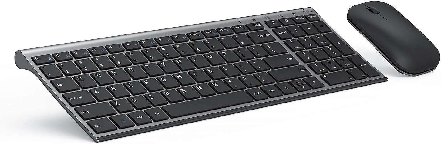 Ultra Thin Rechargeable Wireless Keyboard Mouse Combo