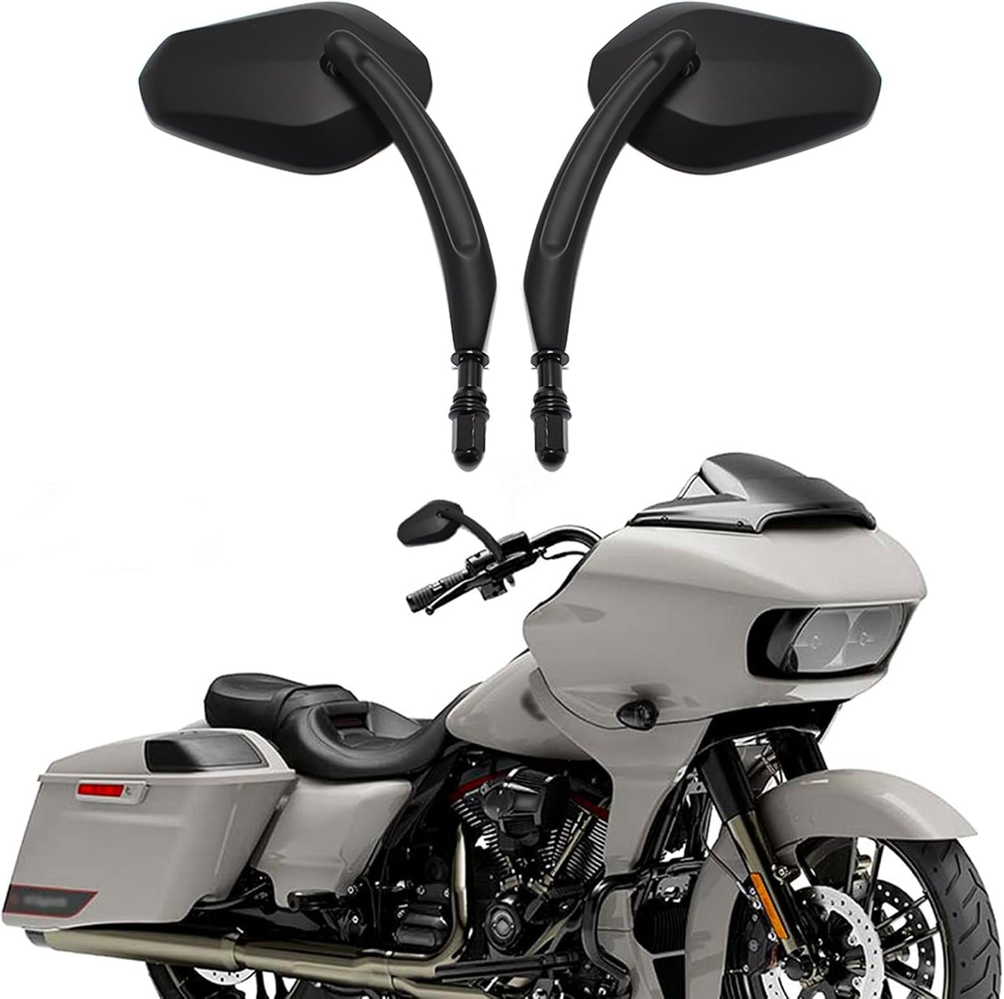 DREAMIZER Motorcycle Handlebar Rear View Mirrors for Sportster
