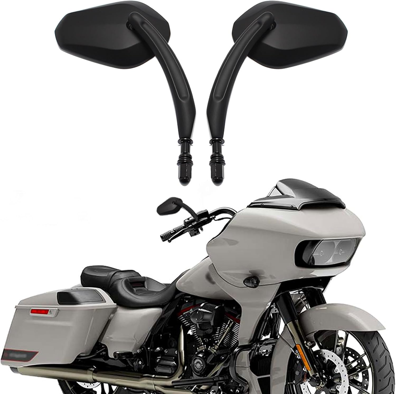 DREAMIZER Motorcycle Handlebar Rear View Mirrors for Sportster