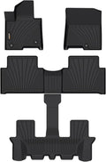 Binmotor All Weather Floor Mats for Kia Sorento - Full 1st 2nd 3rd Row