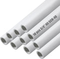 Sasylvia 10 Pcs White PVC Pipe for DIY Projects and Furniture