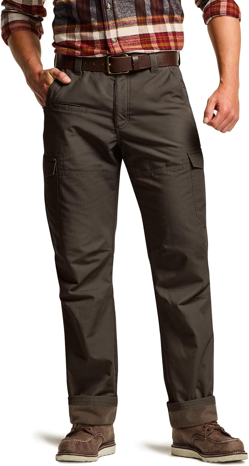 CQR Men's Winter Tactical Pants for Outdoor Activities and Comfort