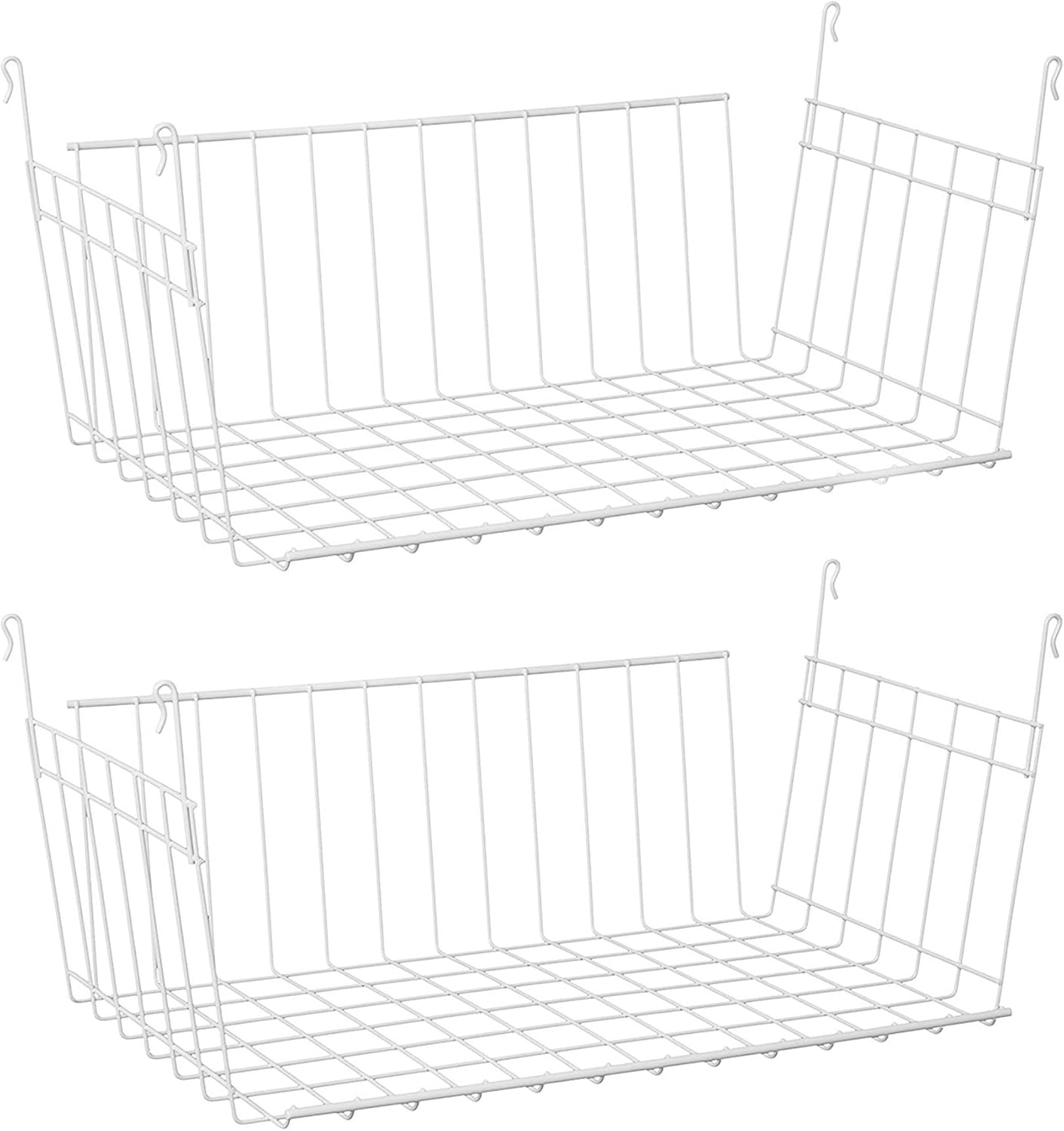 Hanging Basket Wire Shelving Accessory for Closet and Pantry