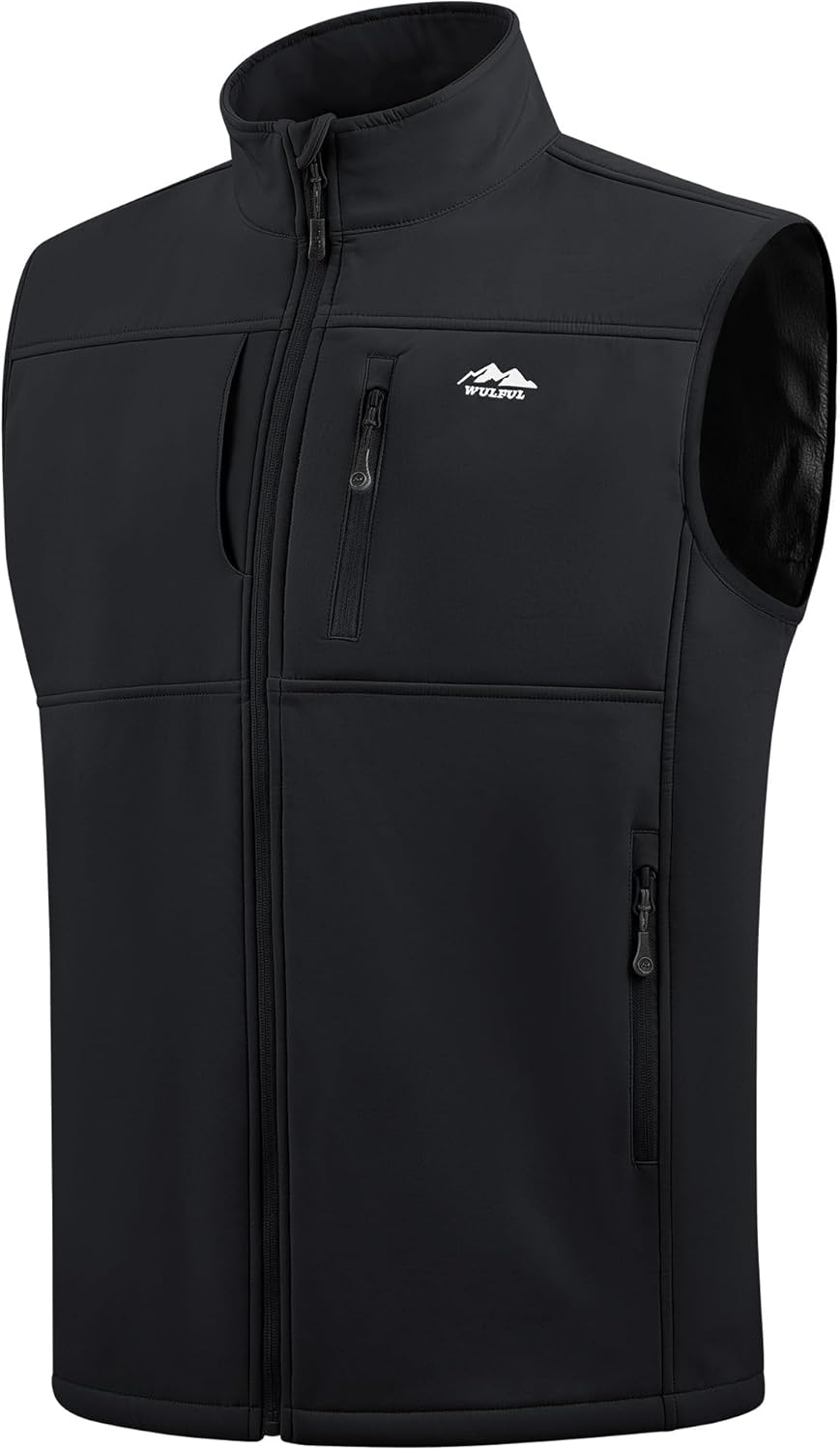 WULFUL Men's Windproof Lightweight Golf Vest for Outdoor Sports