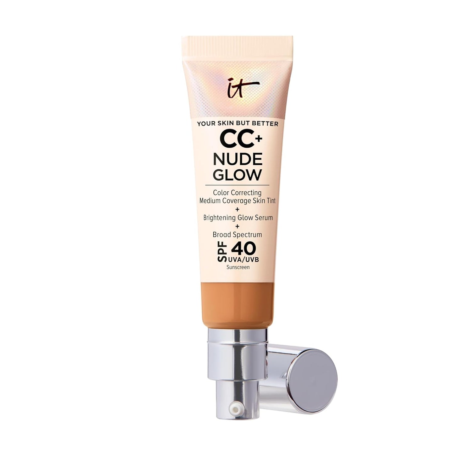 IT Cosmetics CC+ Nude Glow Foundation with SPF 40 for Radiance