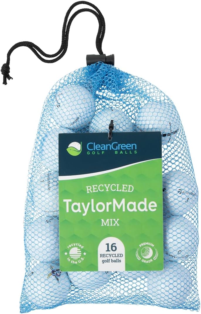 16 Pack Taylormade Recycled Golf Balls - Good Condition