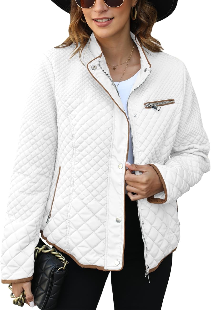 Lightweight Quilted Puffer Jacket for Women - Stylish & Warm