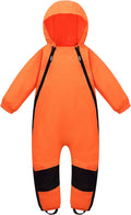 HAPIU Kids Toddler Rain Suit Muddy Buddy Waterproof (Style 83XS)