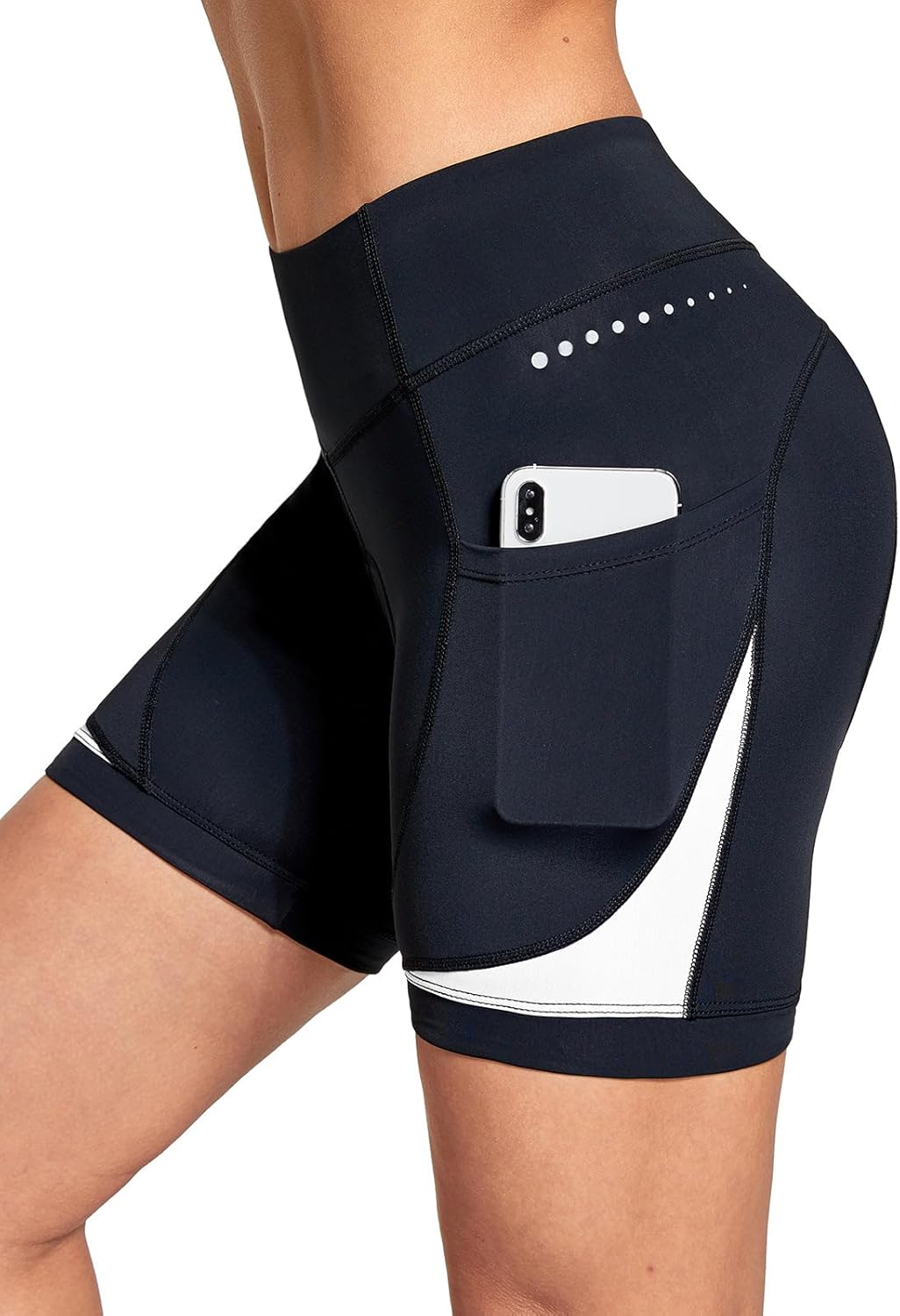4D Padded Bike Shorts for Women with Gel Padding and Pockets