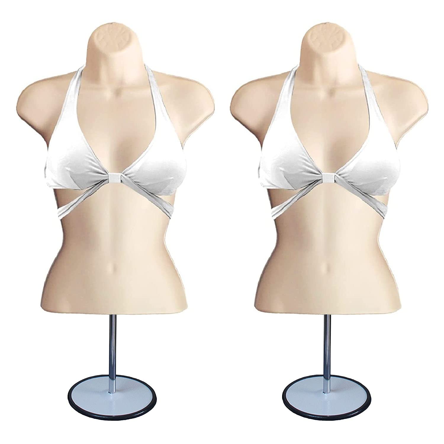 DisplayTown Female Mannequin Torso for Clothing Display Needs