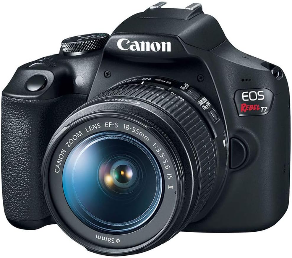 Canon Rebel T7 DSLR Camera | Built-in Wi-Fi | 24.1 MP Sensor
