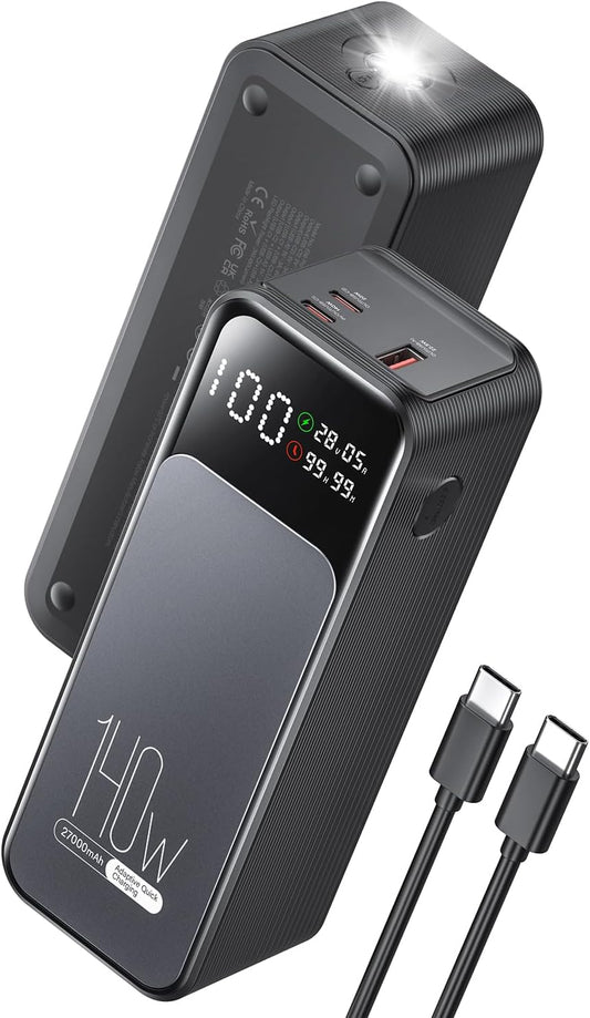 Ultra-Powerful 27000mAh Laptop Charger by Jescuok