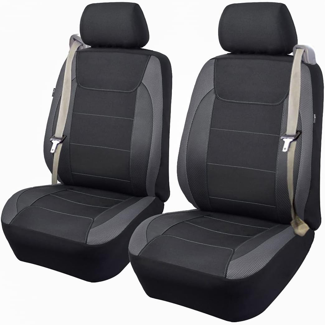 Flying Banner Car Seat Covers in Quality Carbon Fiber Air Mesh