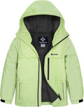 Girl's Waterproof Ski Snow Jacket Windproof Winter Jacket with Hood 2