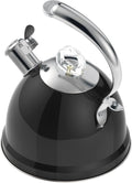 Harriet Tea Kettle Stovetop 2.5 QT Whistling Stainless Steel