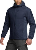CQR Men's Lightweight Insulated Jacket - Windproof Packable Warm Coat
