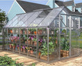 VanAcc 6x12 FT Hybrid Polycarbonate Greenhouse for Outdoor Use