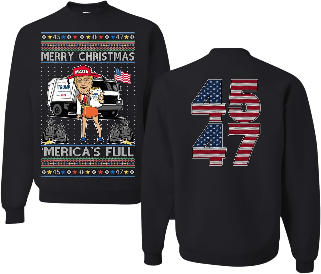Merica's Merry Christmas Ugly Sweater