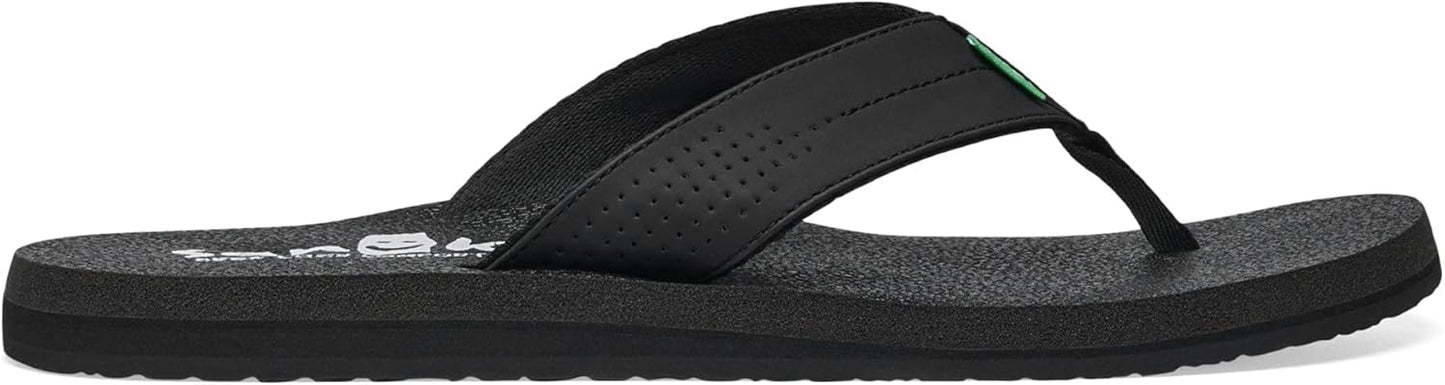 Sanuk Mens Beer Cozy Coaster Flip Flops for Comfort & Style
