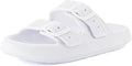 CUSHIONAIRE Women's Fame recovery cloud slide with +Comfort - Plush