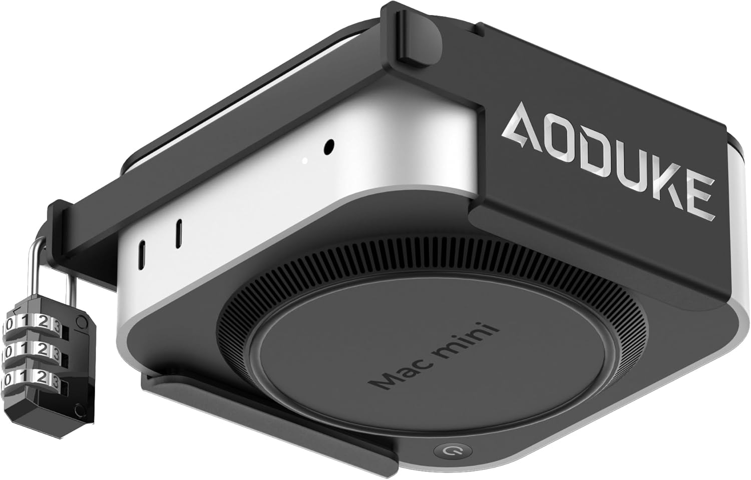 Aluminum Alloy 2024 Mac Mini M4 Security Bracket with Lock