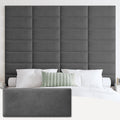 Wall Mounted Upholstered Headboard King - Soundproof Peel & Stick