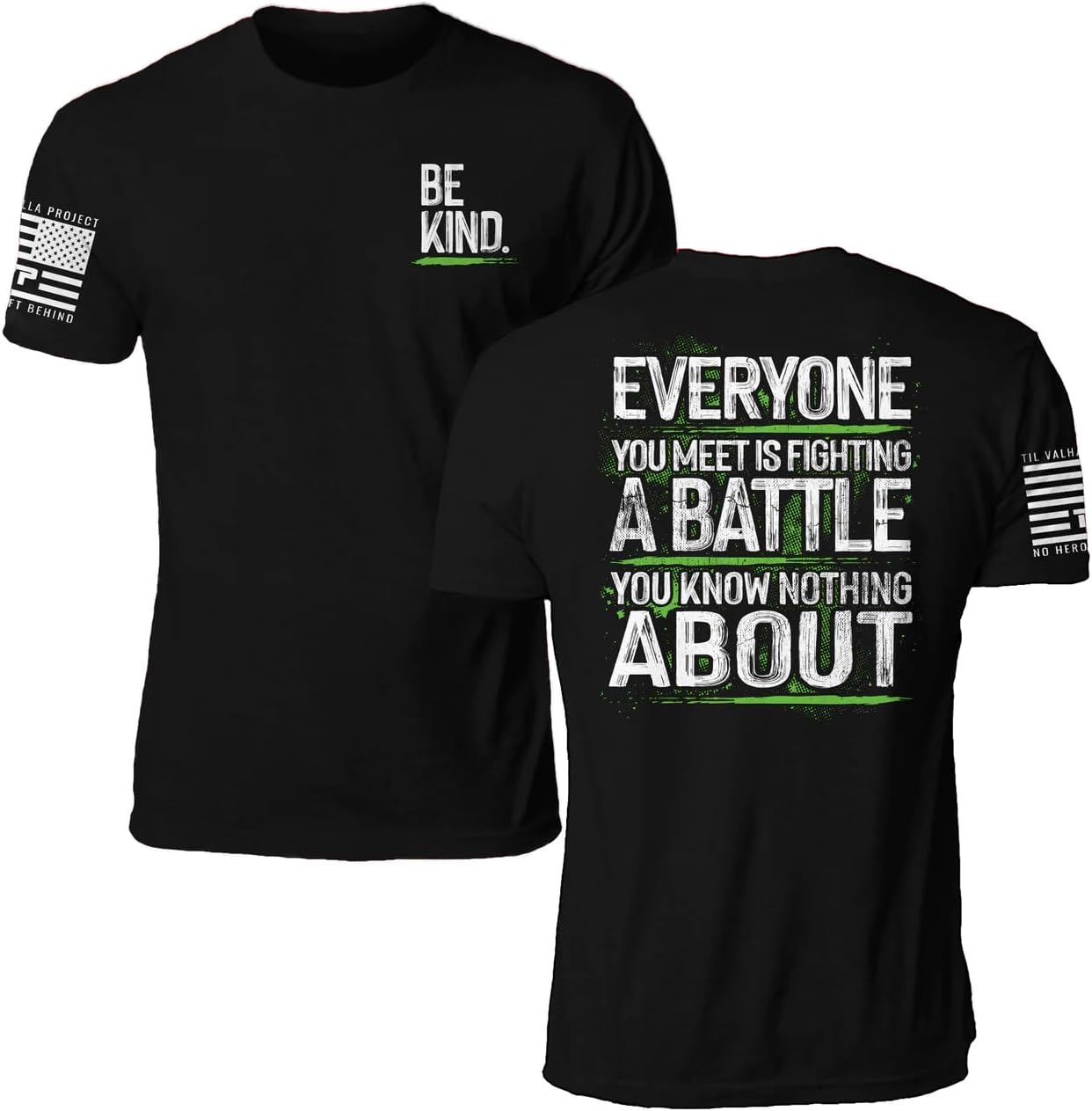 Be Kind Graphic Tee - Support Veterans with Style and Purpose
