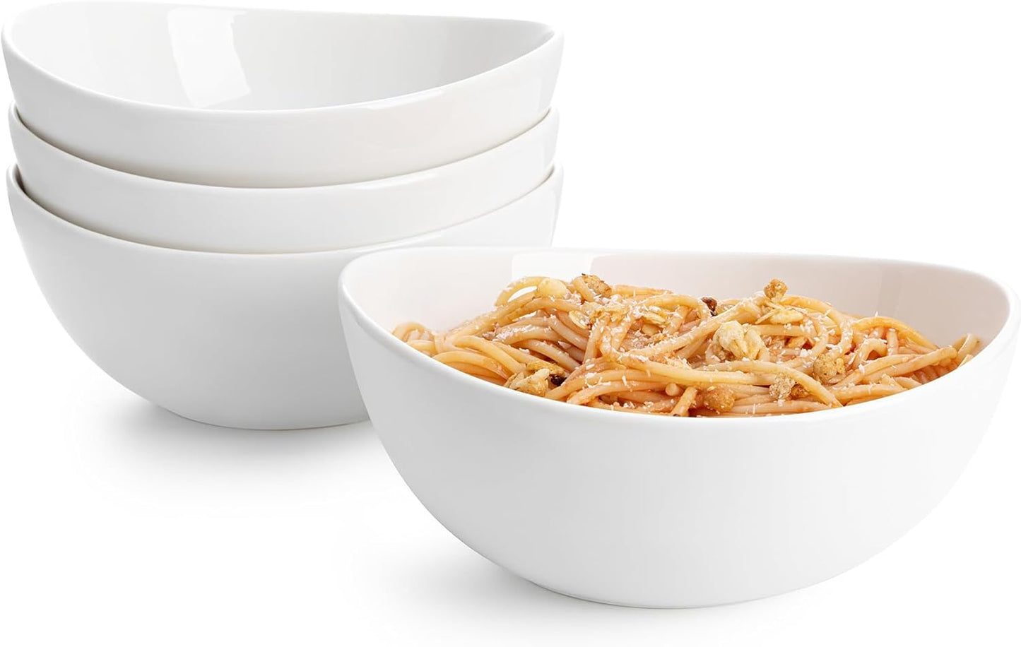 Sweese 42oz Porcelain Serving Bowls Set of 4 for Every Meal