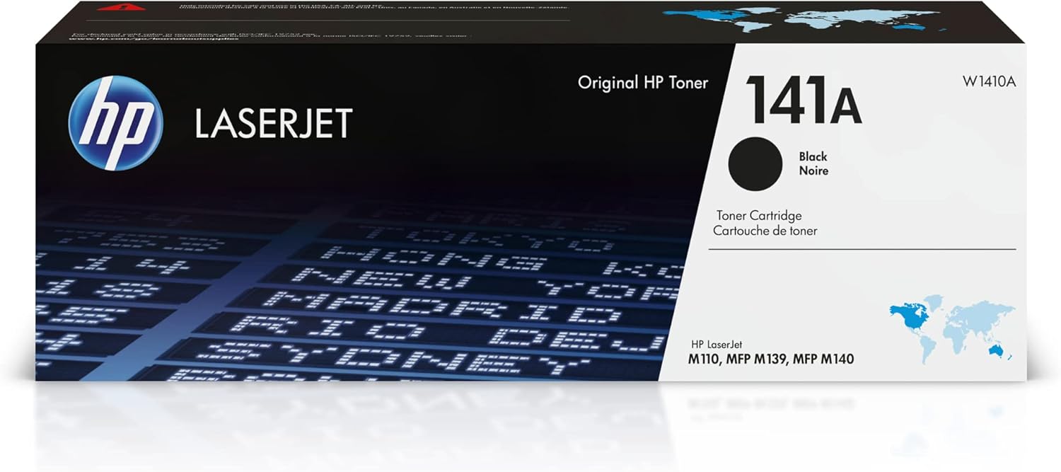 HP 141A Black Toner Cartridge for LaserJet M110 and MFP M139
