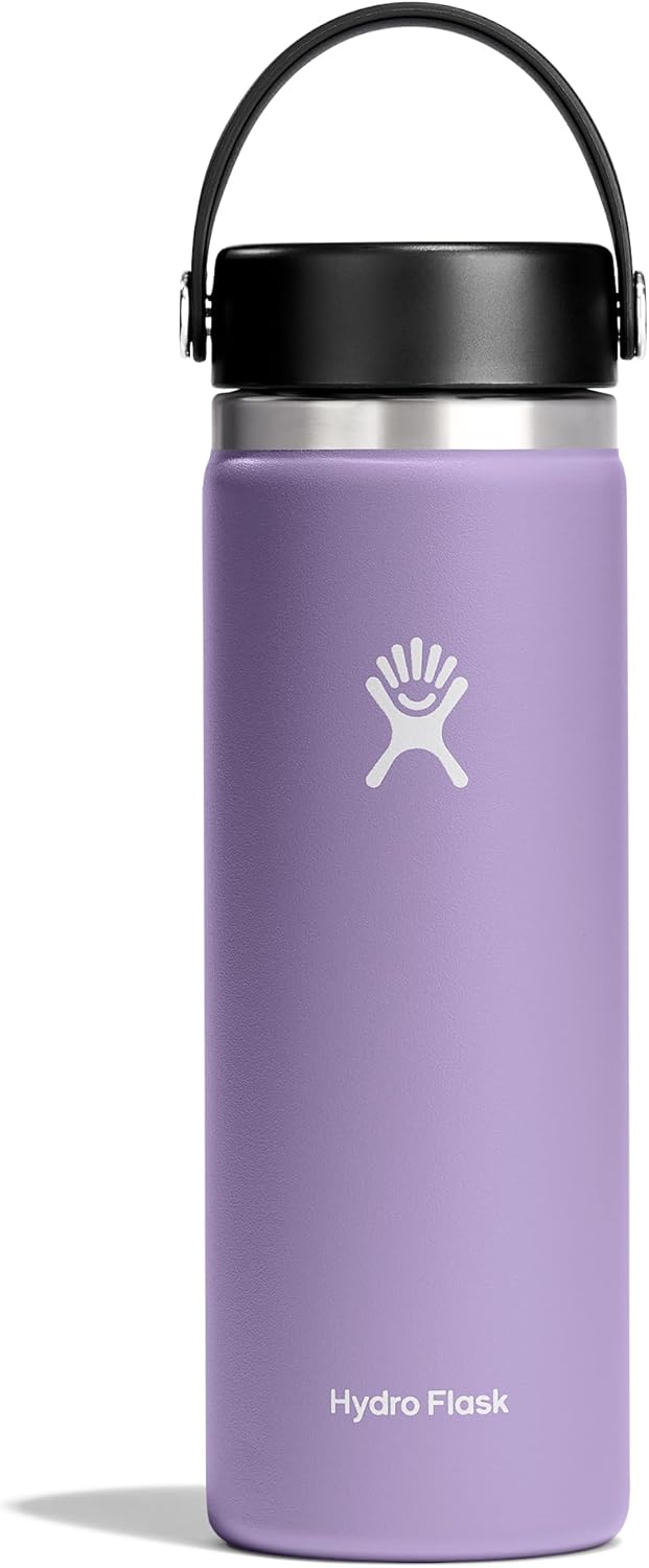 20 Oz Wide Mouth Flex Cap Water Bottle for All-Day Hydration