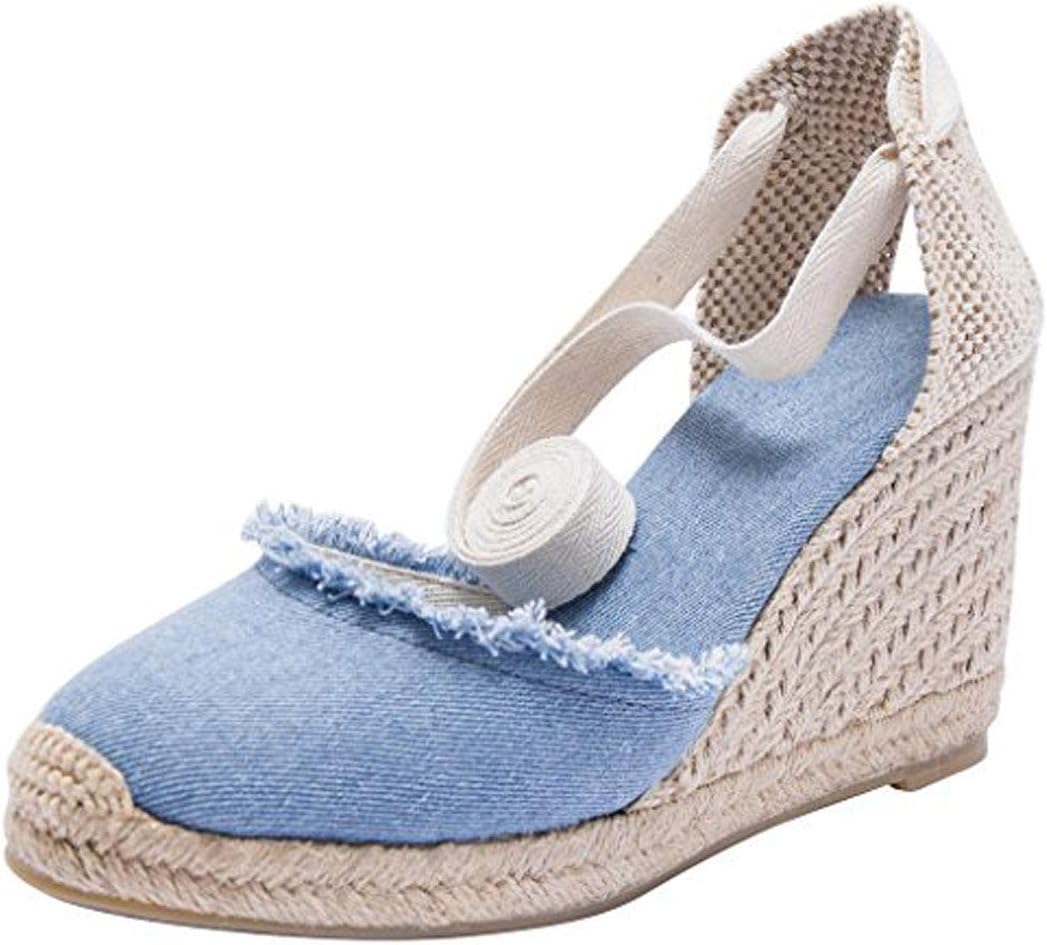 U-lite Womens Espadrille Wedge Sandals for Summer Style
