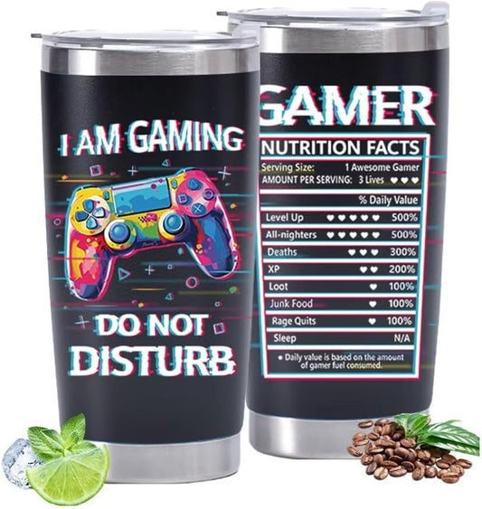 Stainless Steel Game Tumbler - Ultimate Gaming Gift