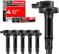 MAS Ignition Coil Pack & Motorcraft Platinum Spark Plug 6-Pack - V6