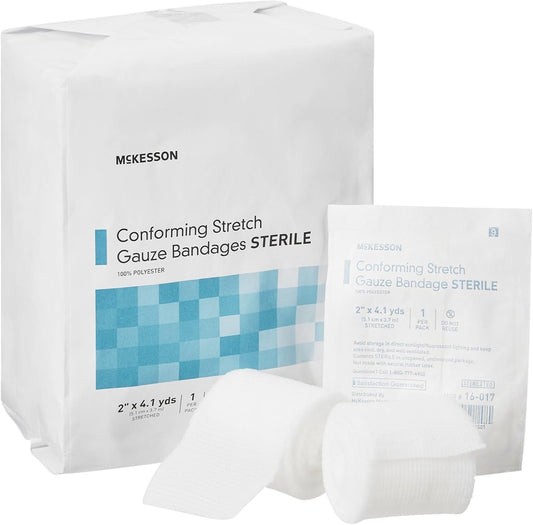 McKesson Conforming Stretch Gauze Bandages for Wound Care