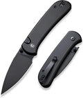 CIVIVI Pocket Folding Knife Button Lock - Compact EDC with Bottle
