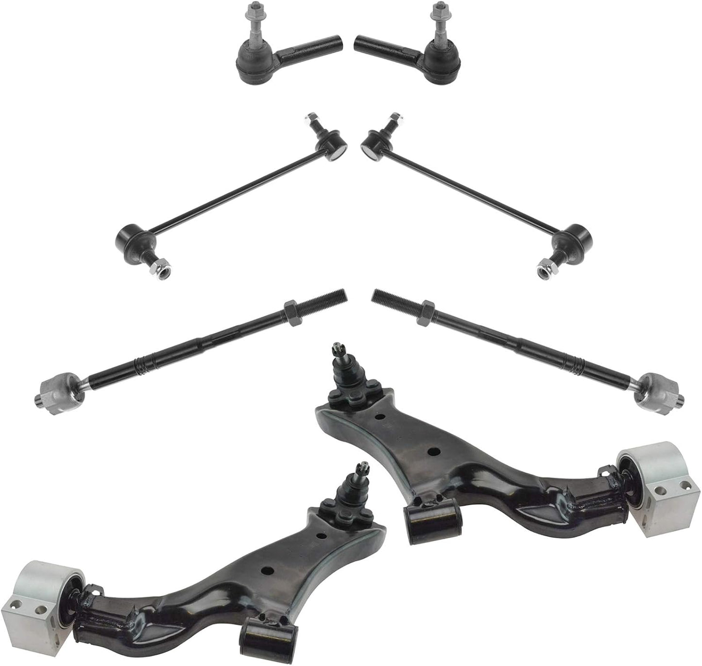 TRQ Front Steering & Suspension Kit for Chevrolet Equinox Terrain