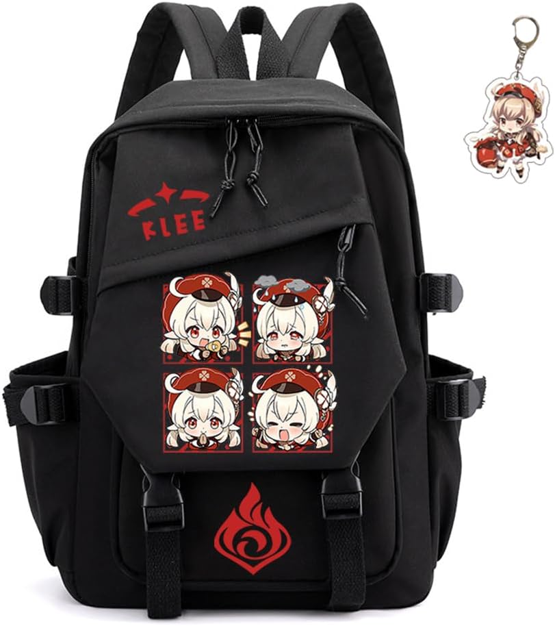 Genshin Impact Backpack Unisex Rucksack with Kawaii Design