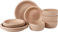Corsica Clay 12 Piece Stoneware Dinnerware Set - Service for 4