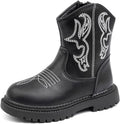 Toddler Girls Boys Combat Ankle Boots - Waterproof PU Leather