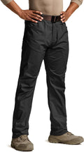 CQR Men's Flex Stretch Tactical Pants - Lightweight Durable Fit Gears