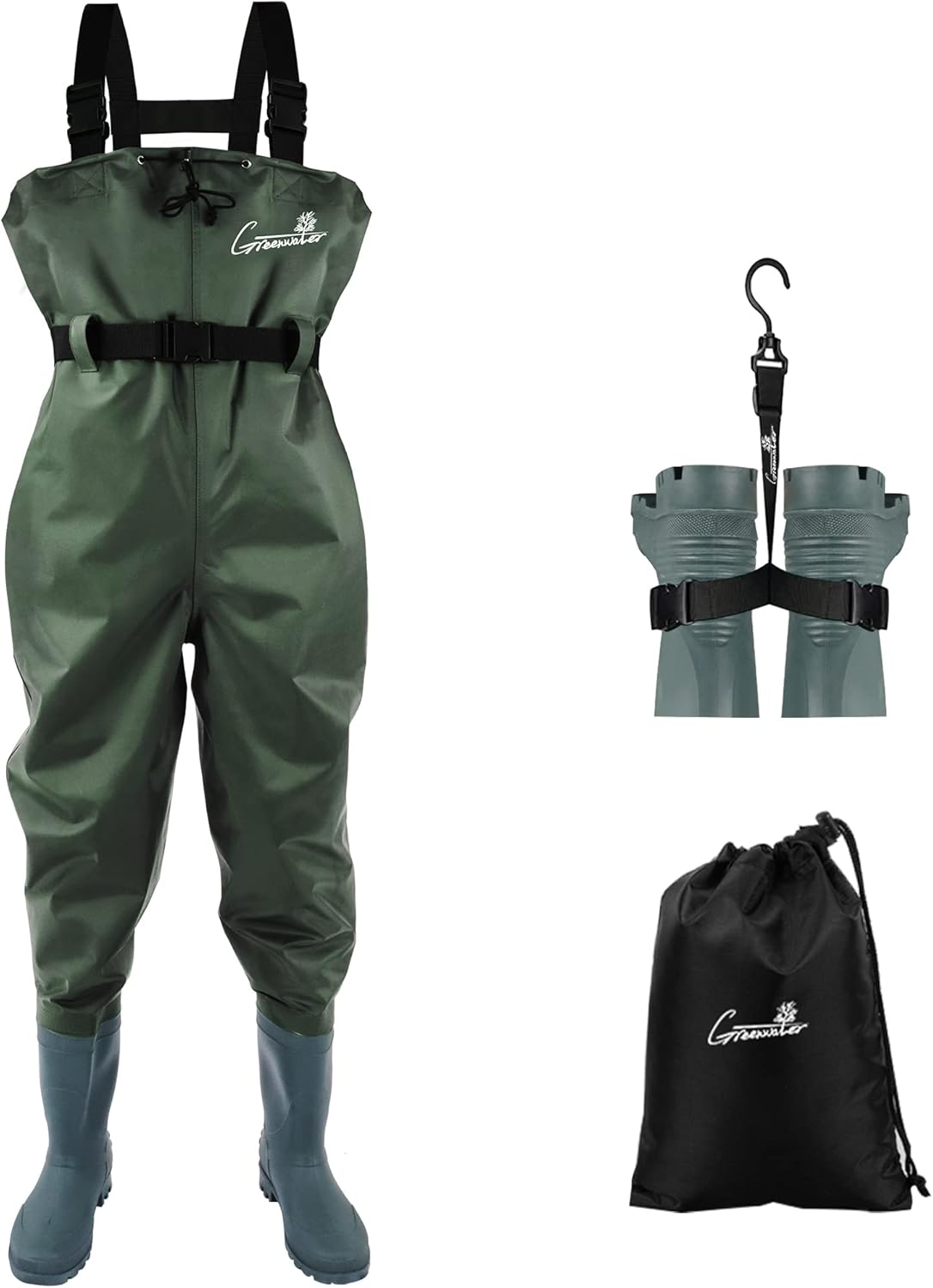 GREENWATER Fishing Chest Waders for Men Women Waterproof Boots