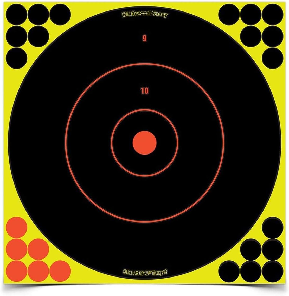 Birchwood Casey Shoot-N-C 12in Bull's-Eye Targets for All Guns