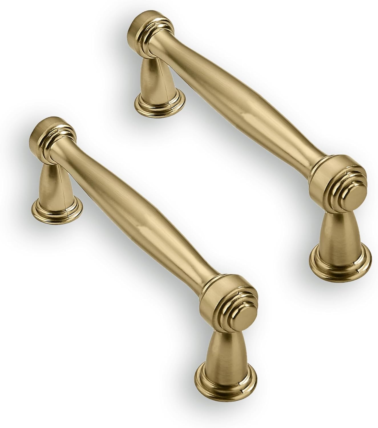 Solid Heavy Duty 3 Inch Hole Center Champagne Bronze Cabinet Pulls