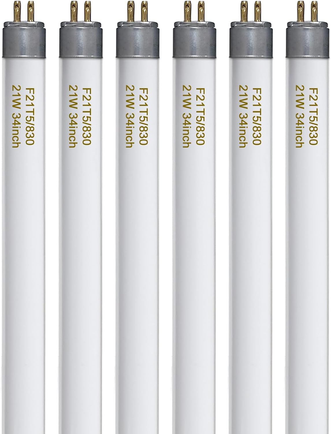 F21T5/830 21 Watt T5 Fluorescent Light Bulb for Bright Spaces
